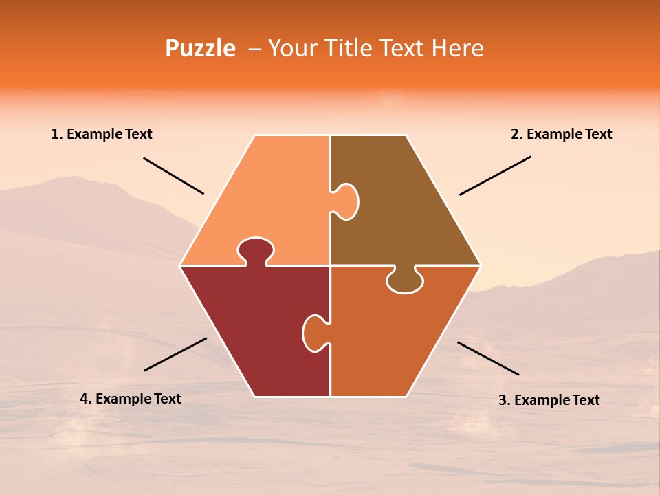 Hill Art Sun PowerPoint Template