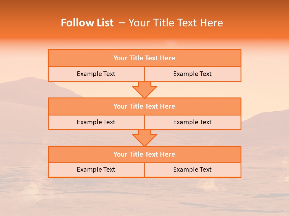 Hill Art Sun PowerPoint Template
