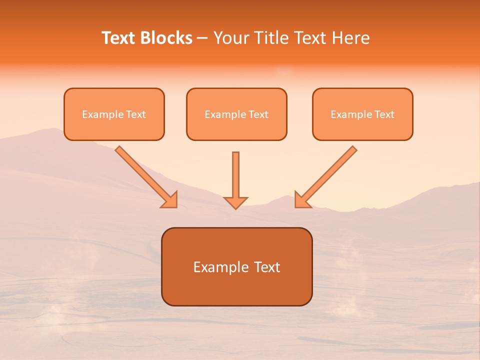Hill Art Sun PowerPoint Template