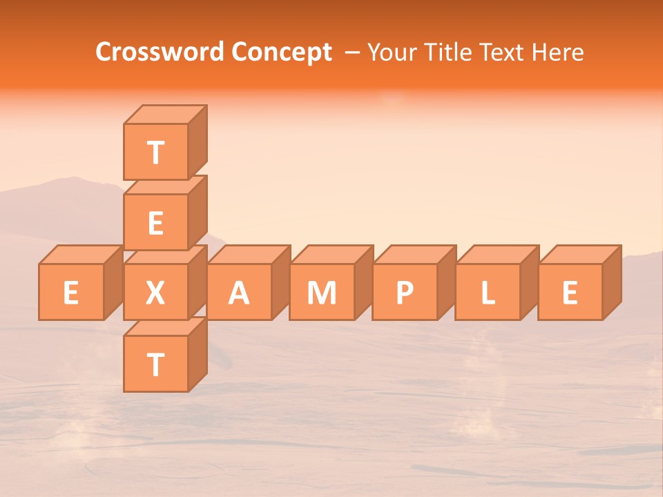 Hill Art Sun PowerPoint Template