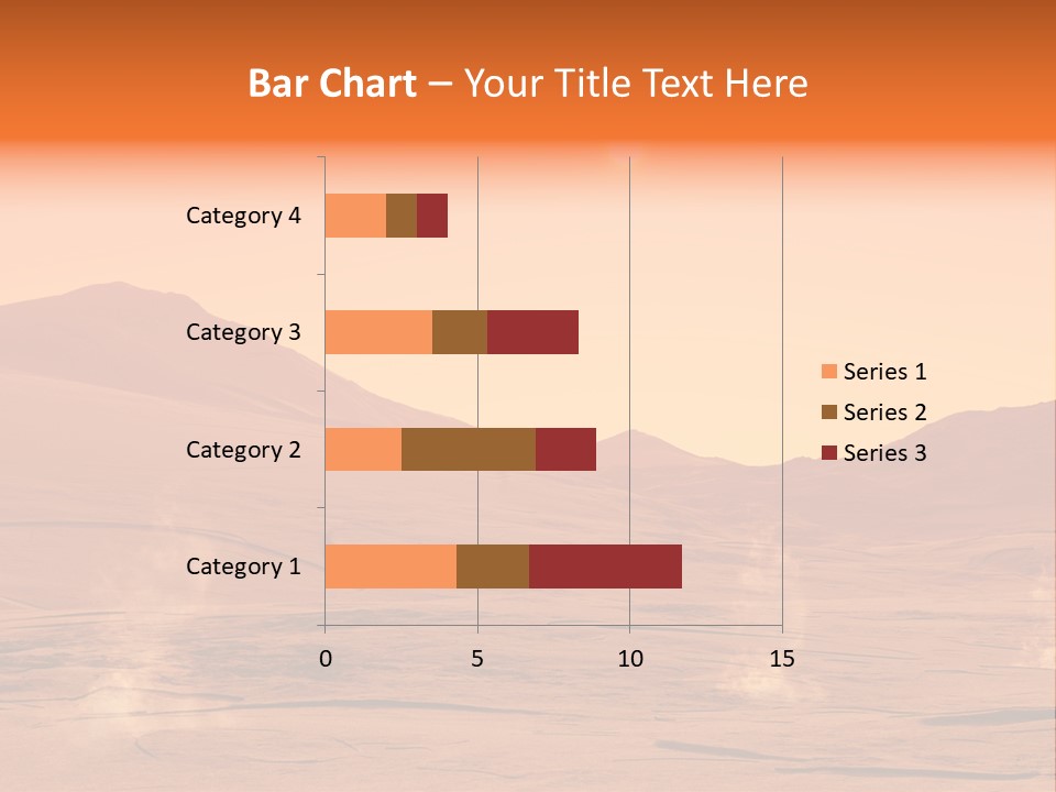 Hill Art Sun PowerPoint Template