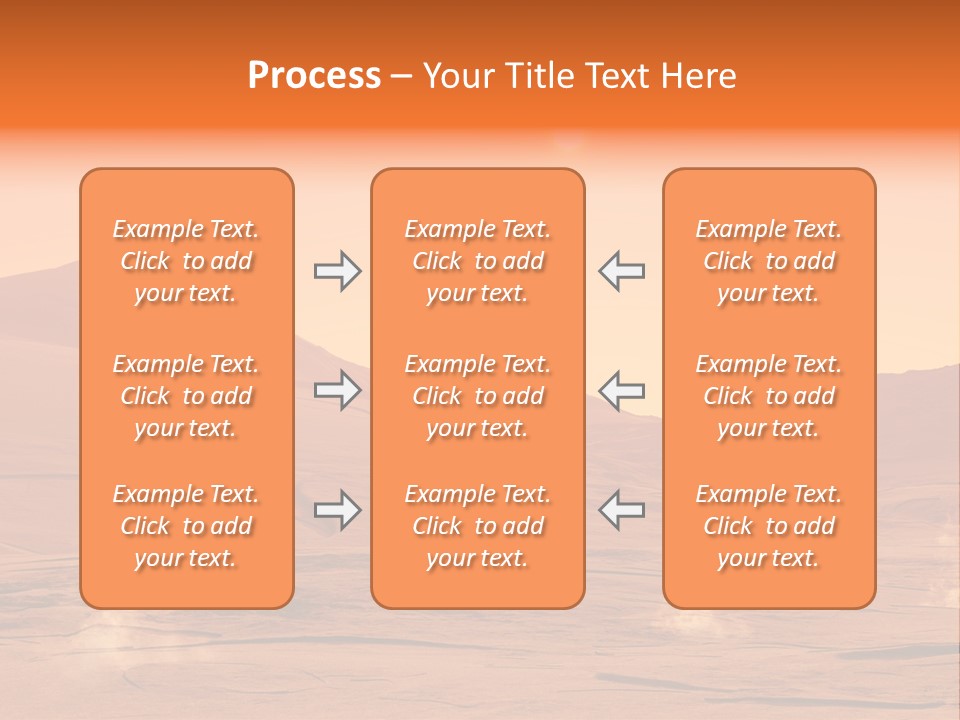Hill Art Sun PowerPoint Template
