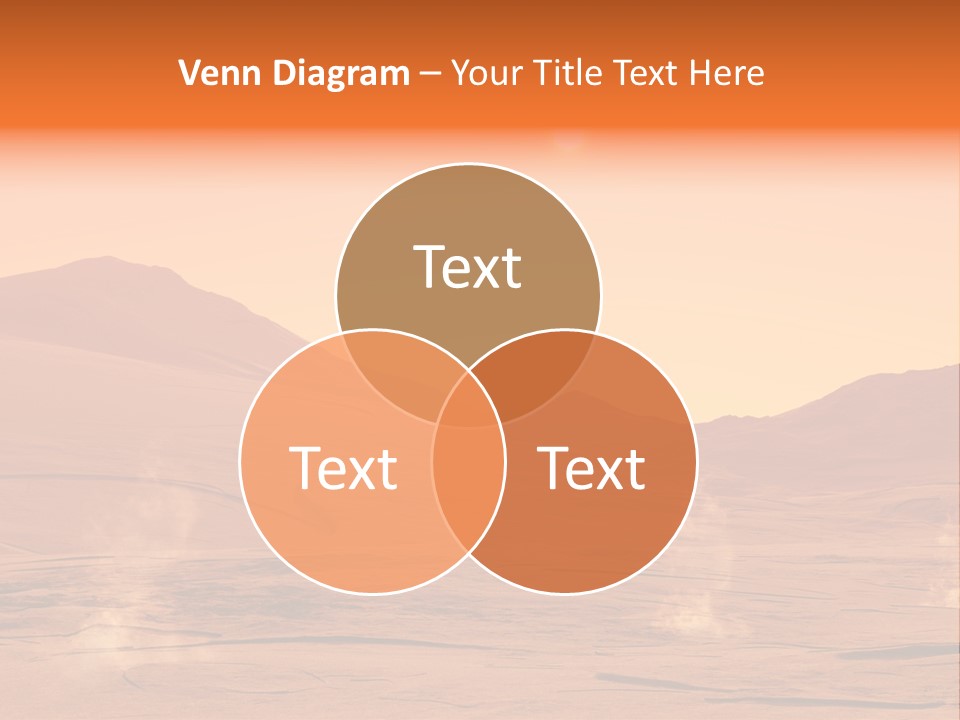 Hill Art Sun PowerPoint Template