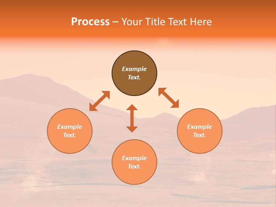 Hill Art Sun PowerPoint Template
