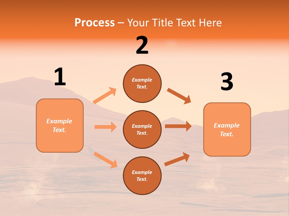 Hill Art Sun PowerPoint Template