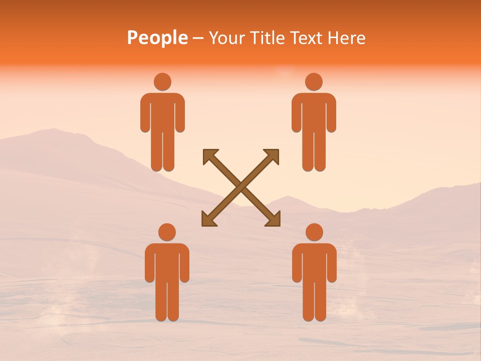 Hill Art Sun PowerPoint Template