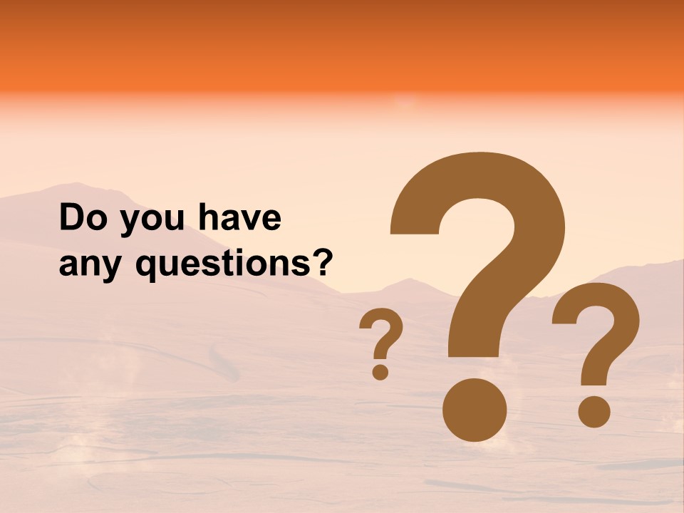 Hill Art Sun PowerPoint Template