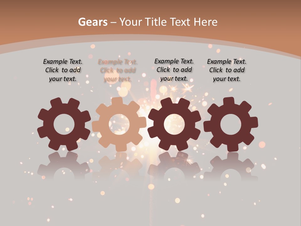 Year Action Star PowerPoint Template
