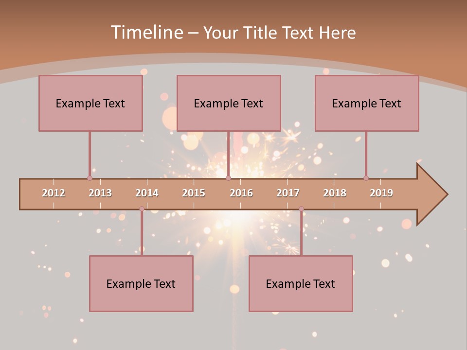 Year Action Star PowerPoint Template