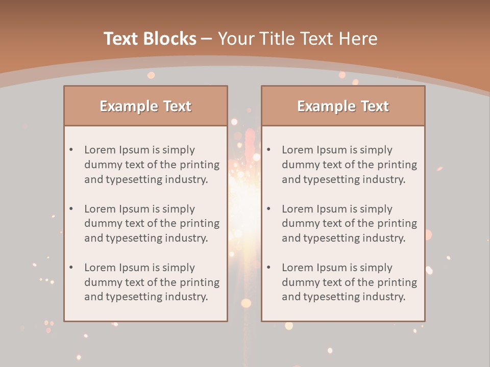Year Action Star PowerPoint Template