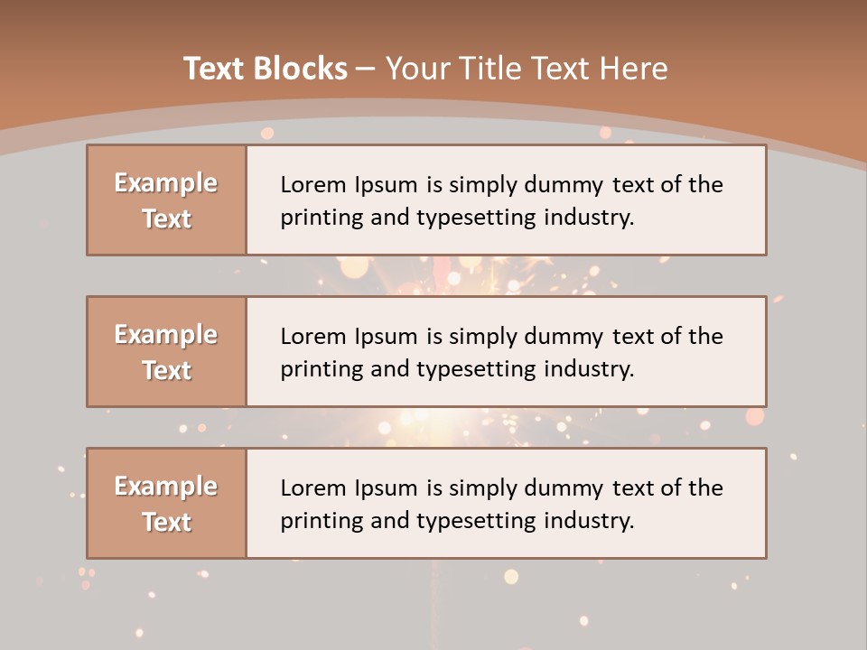 Year Action Star PowerPoint Template