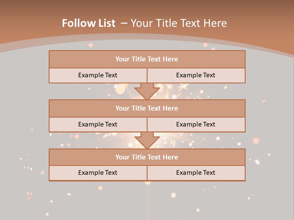 Year Action Star PowerPoint Template