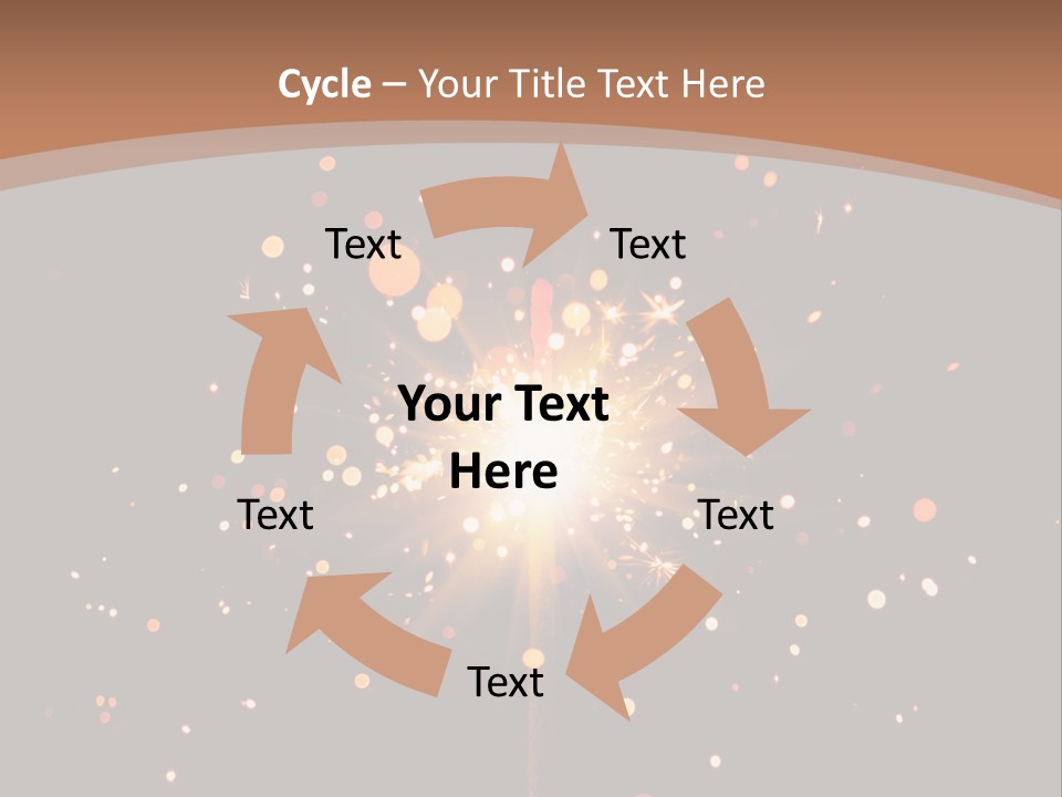 Year Action Star PowerPoint Template