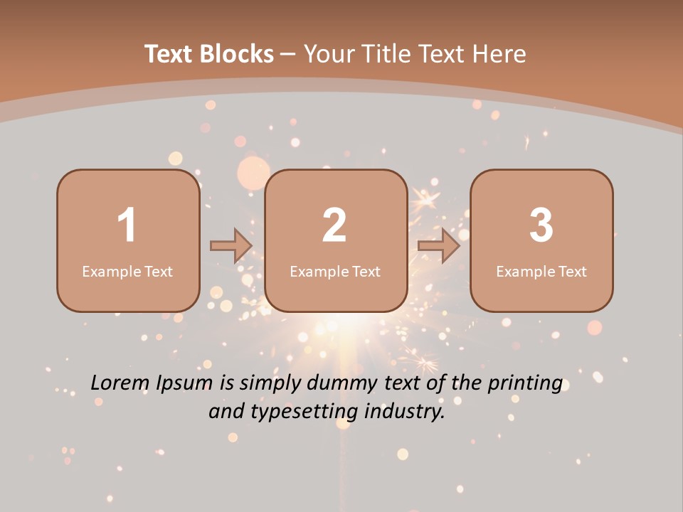 Year Action Star PowerPoint Template