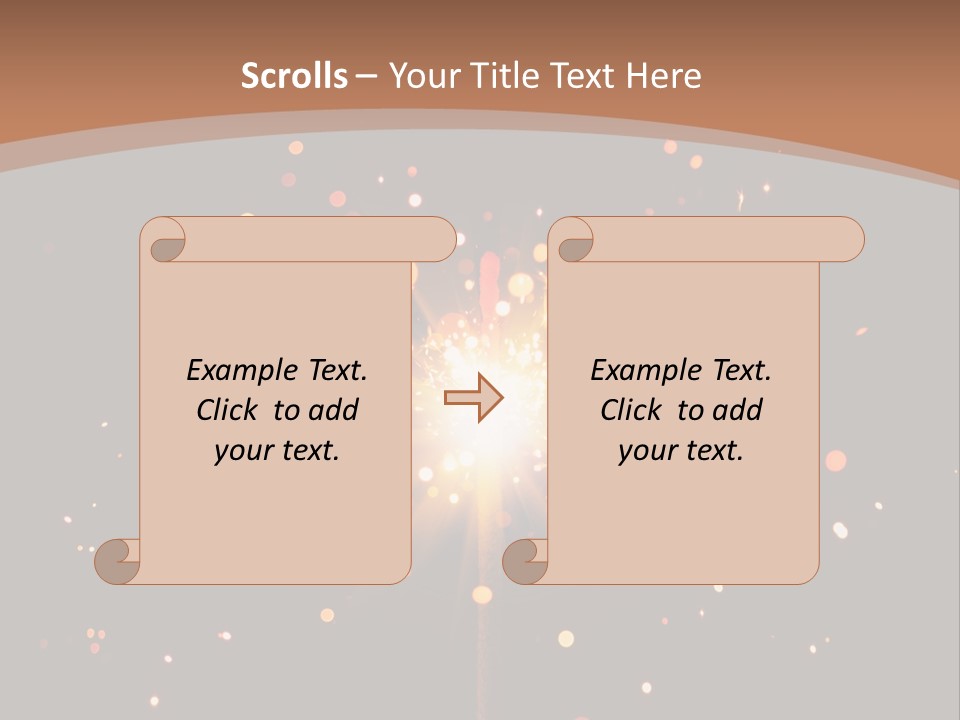 Year Action Star PowerPoint Template
