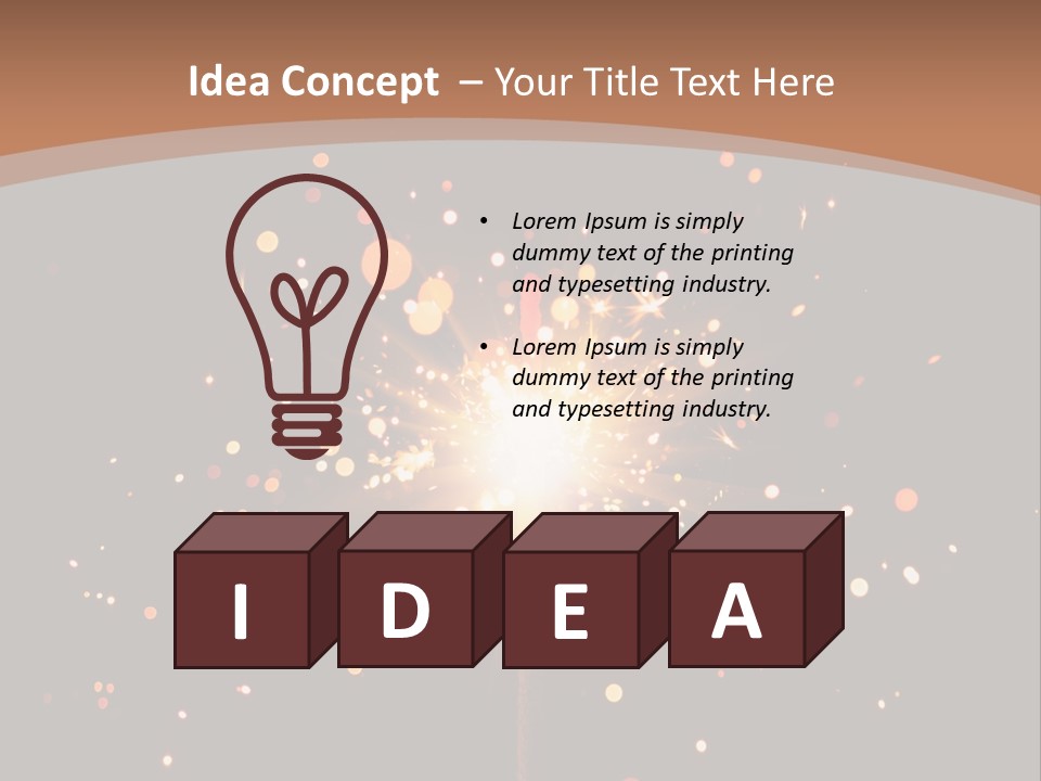 Year Action Star PowerPoint Template