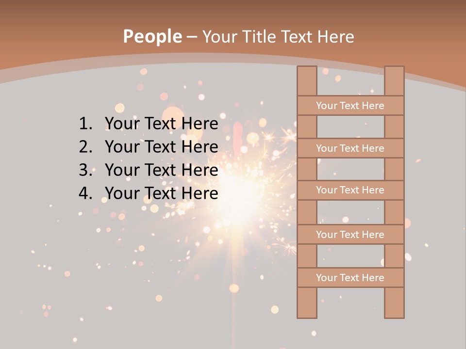 Year Action Star PowerPoint Template