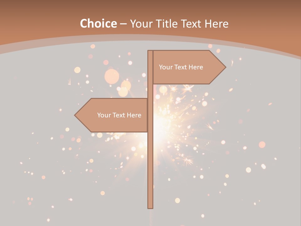 Year Action Star PowerPoint Template