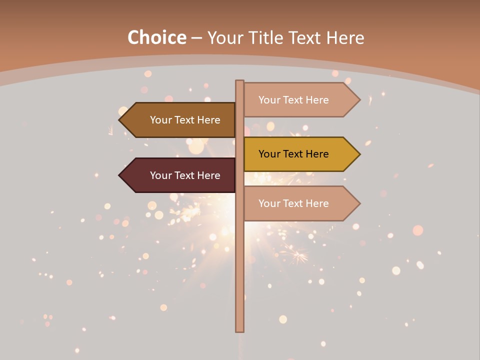 Year Action Star PowerPoint Template