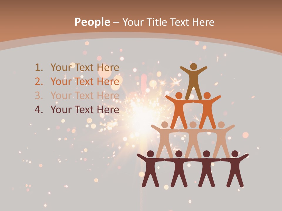 Year Action Star PowerPoint Template