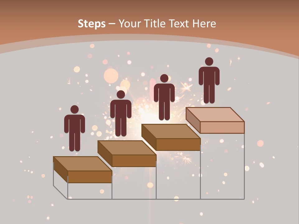 Year Action Star PowerPoint Template