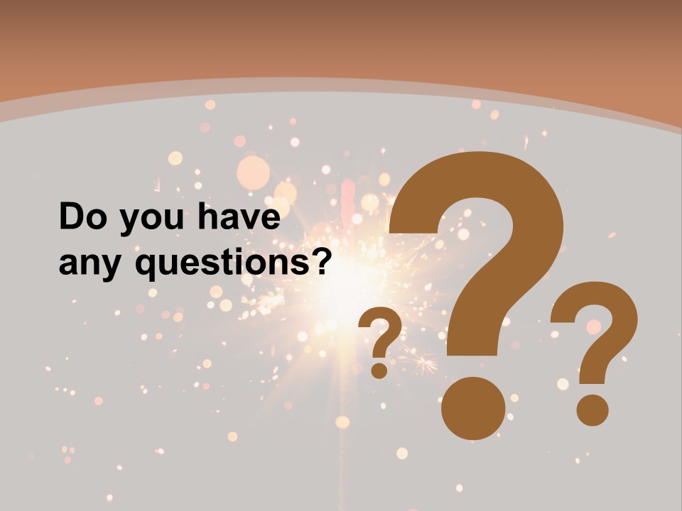 Year Action Star PowerPoint Template