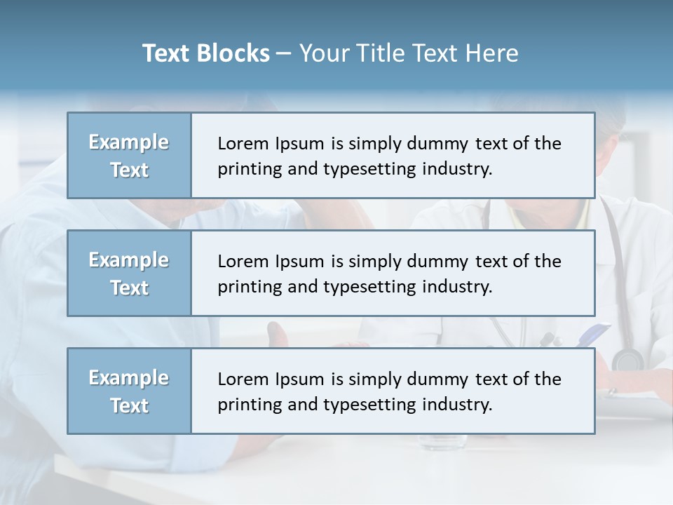 Visit Clinic Interacting PowerPoint Template