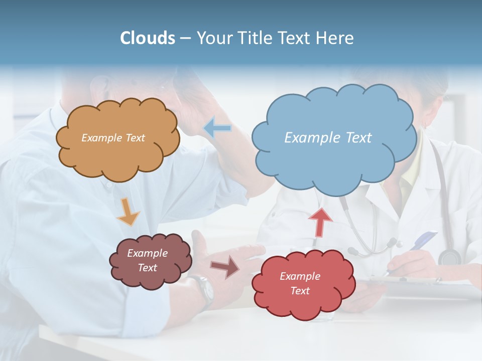 Visit Clinic Interacting PowerPoint Template