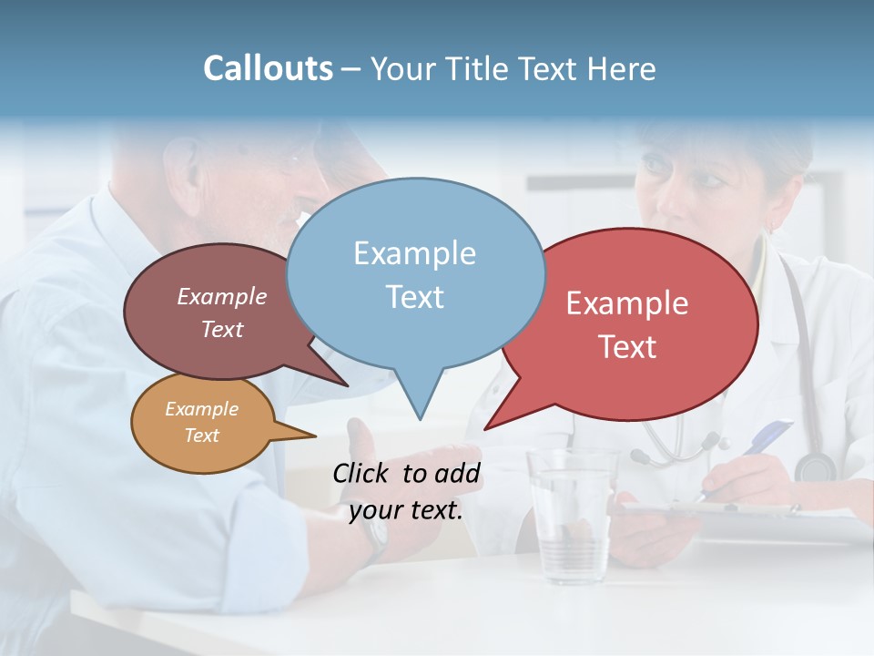 Visit Clinic Interacting PowerPoint Template