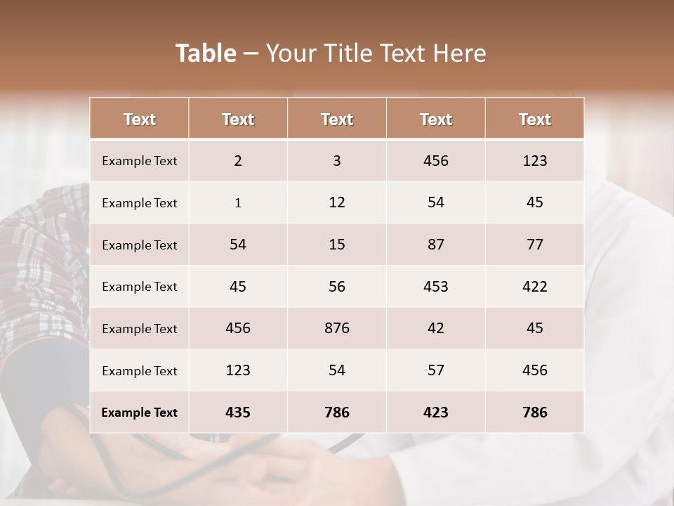 Measuring People Patient PowerPoint Template