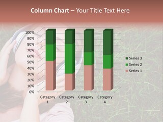 Attractive Tranquil Caucasian PowerPoint Template