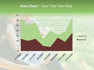 Caucasian Young Outdoors PowerPoint Template