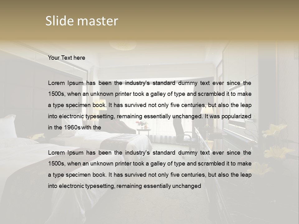 Relax Carpet Pillow PowerPoint Template