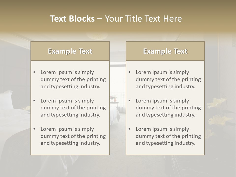 Relax Carpet Pillow PowerPoint Template