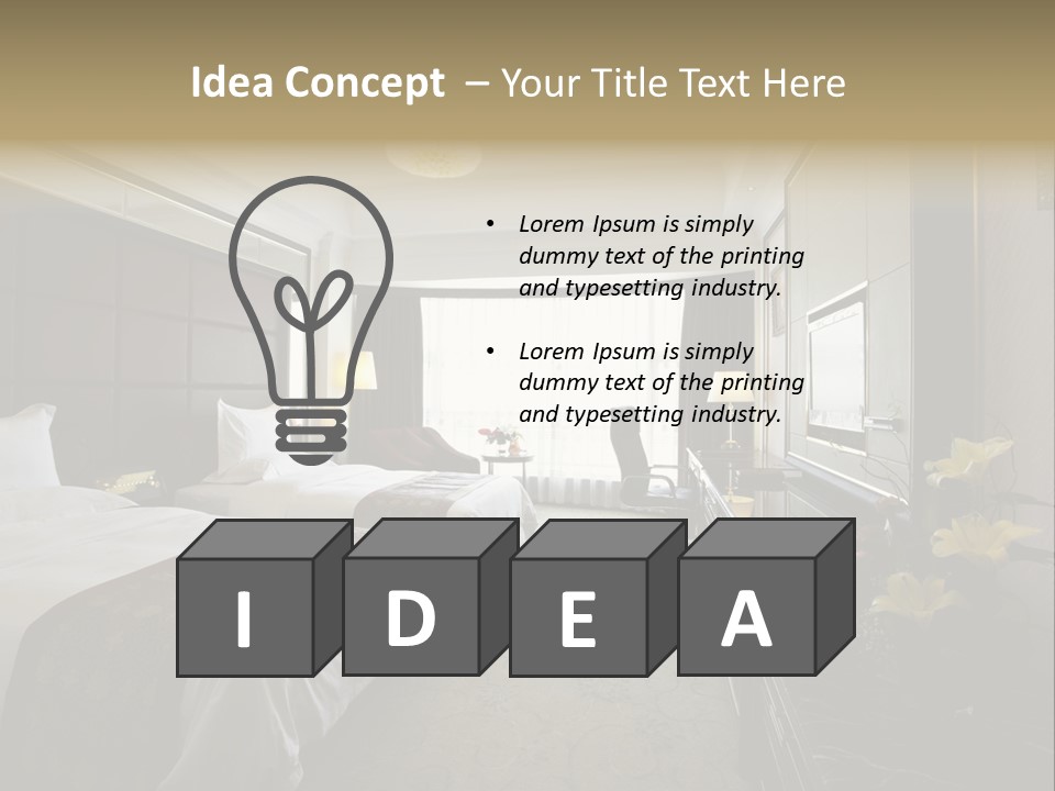 Relax Carpet Pillow PowerPoint Template