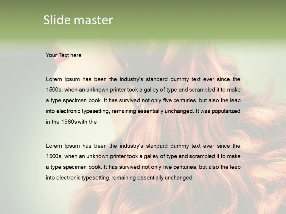 Perfect Style Haircut PowerPoint Template