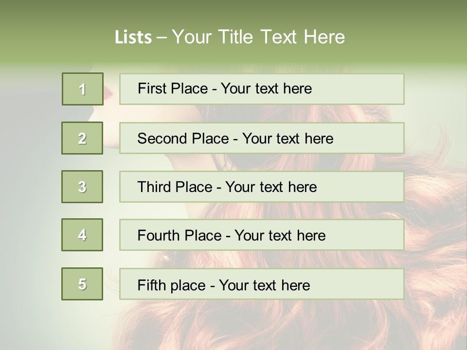 Perfect Style Haircut PowerPoint Template