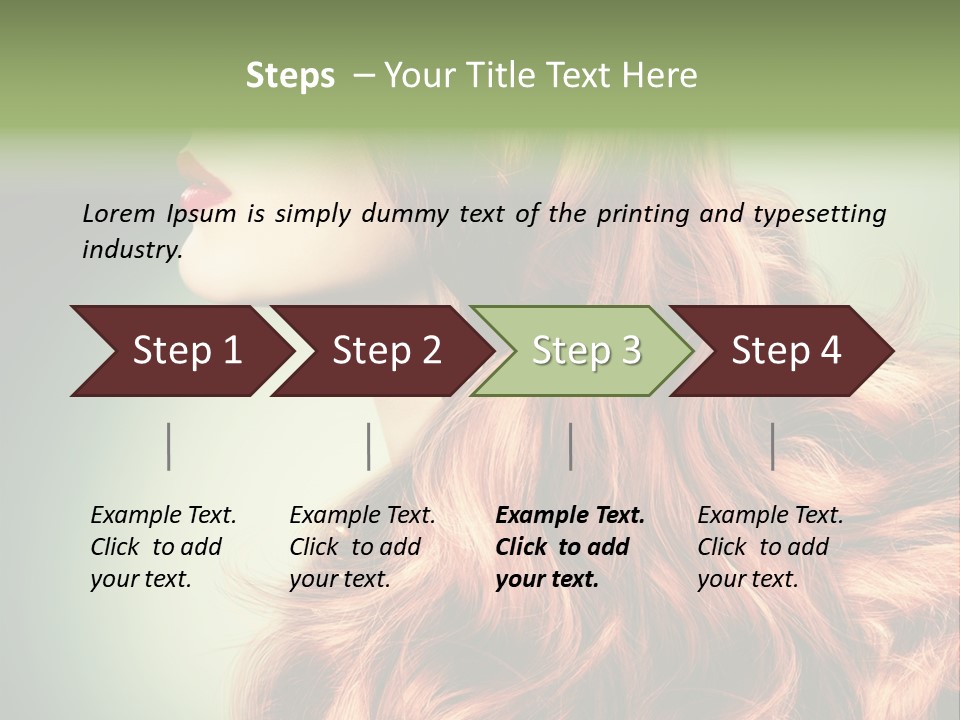 Perfect Style Haircut PowerPoint Template