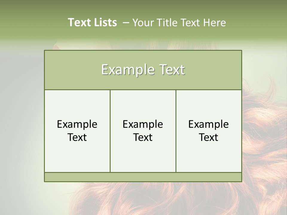 Perfect Style Haircut PowerPoint Template