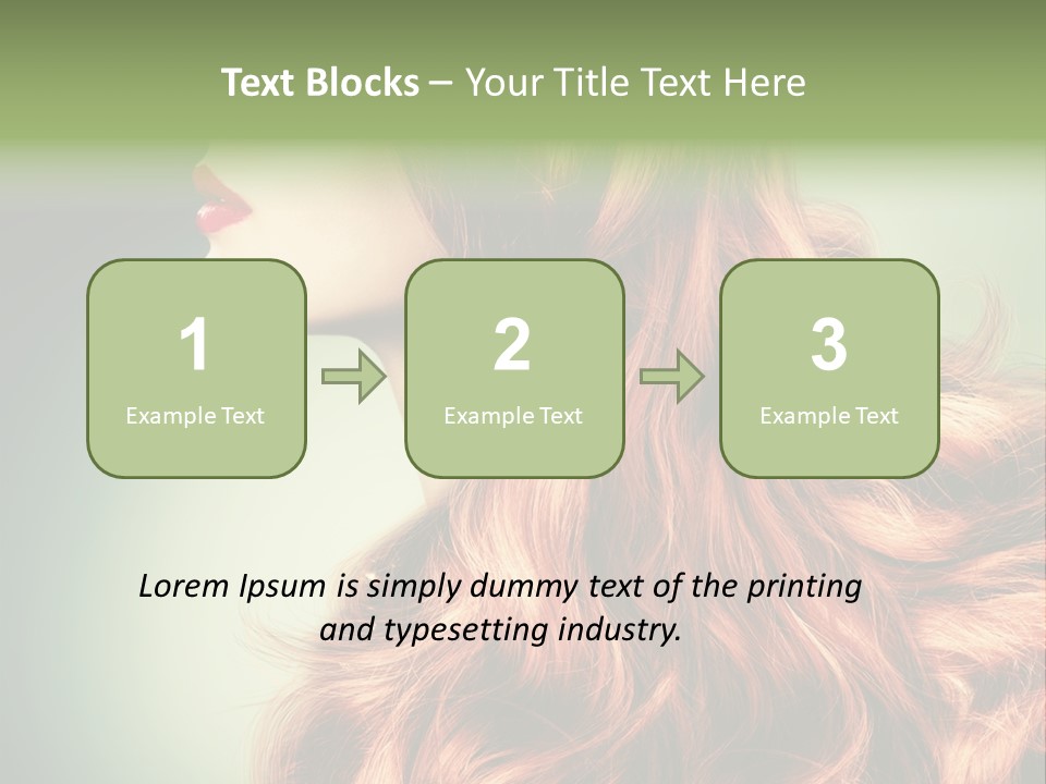 Perfect Style Haircut PowerPoint Template
