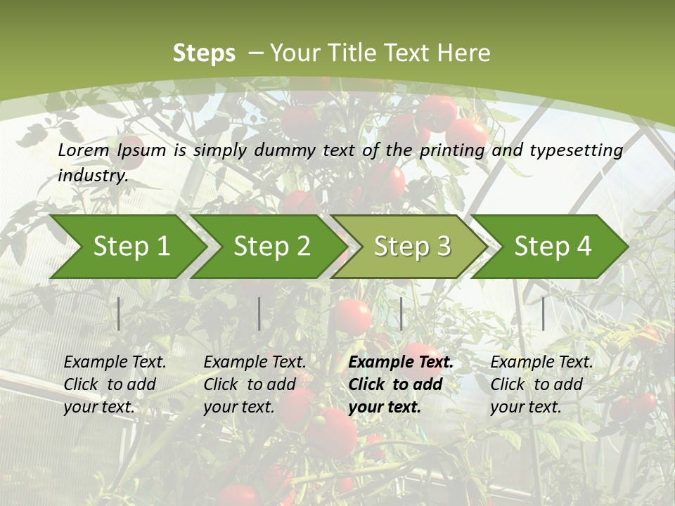 Yummy Healthy Plantation PowerPoint Template