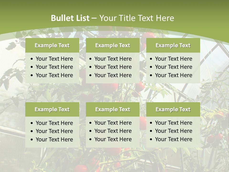 Yummy Healthy Plantation PowerPoint Template