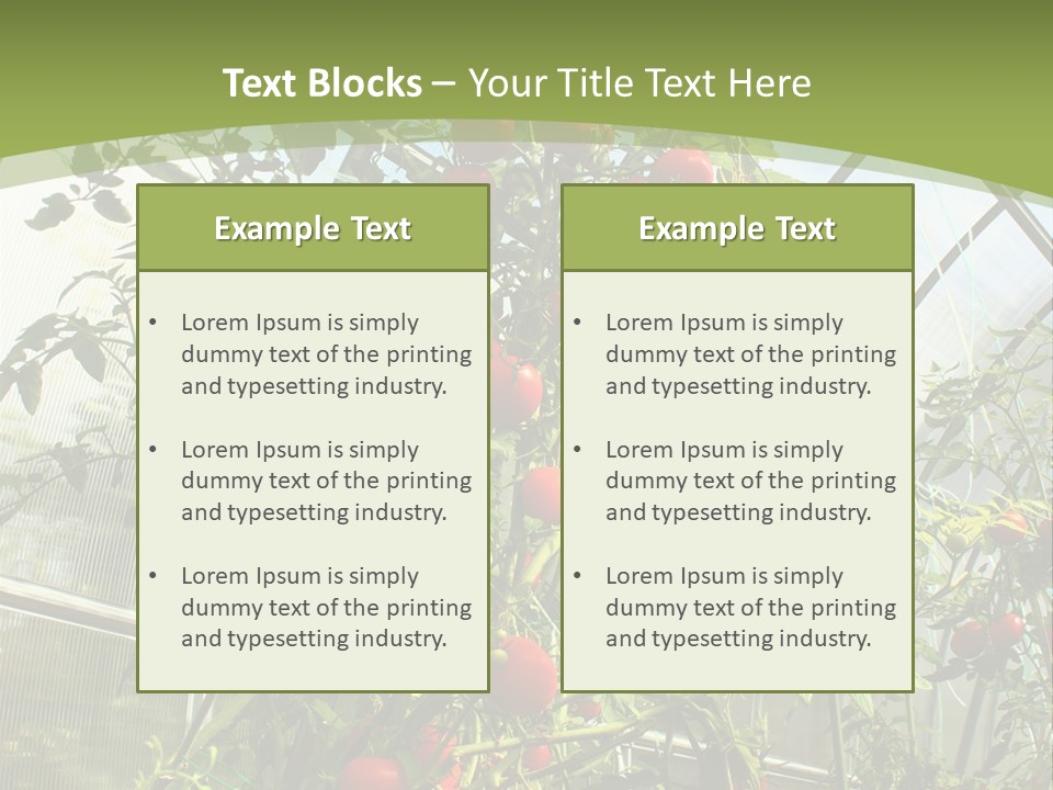 Yummy Healthy Plantation PowerPoint Template
