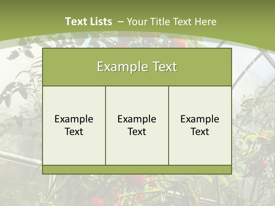 Yummy Healthy Plantation PowerPoint Template