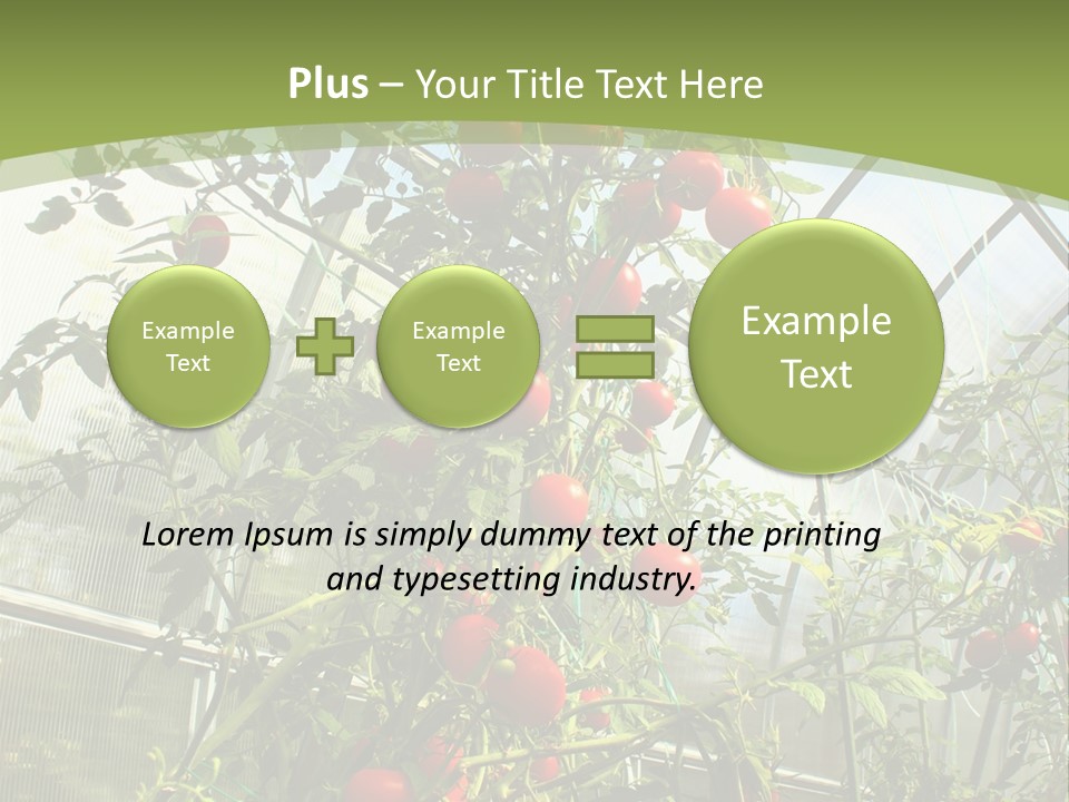 Yummy Healthy Plantation PowerPoint Template