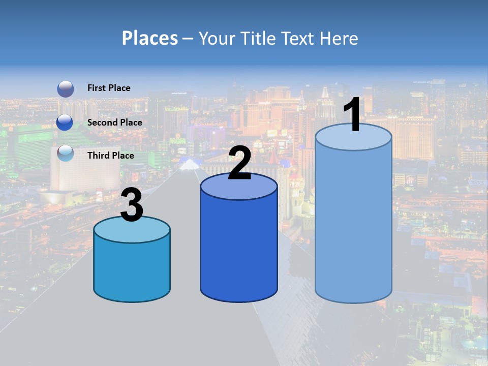 Strip Clouds Las Vegas PowerPoint Template