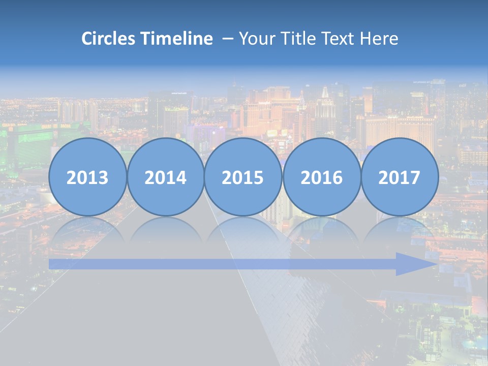 Strip Clouds Las Vegas PowerPoint Template