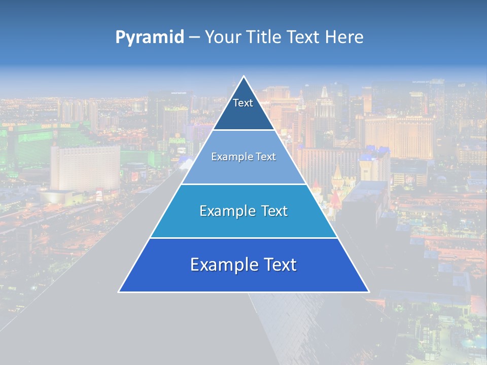 Strip Clouds Las Vegas PowerPoint Template