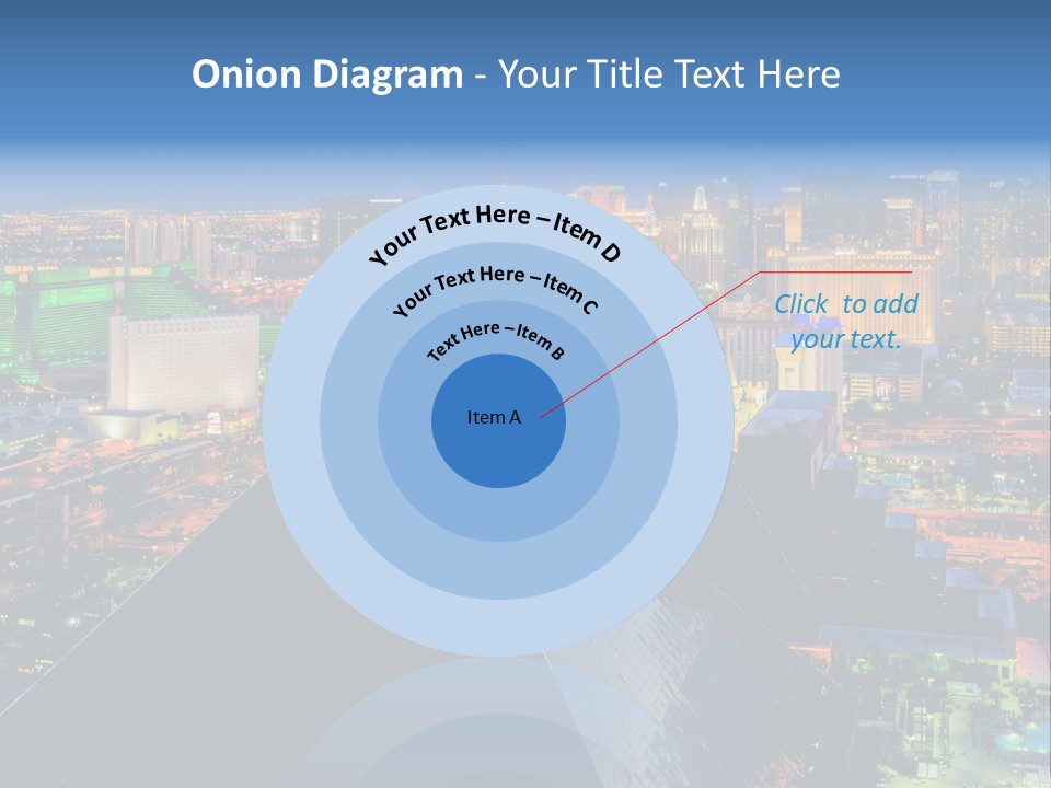 Strip Clouds Las Vegas PowerPoint Template