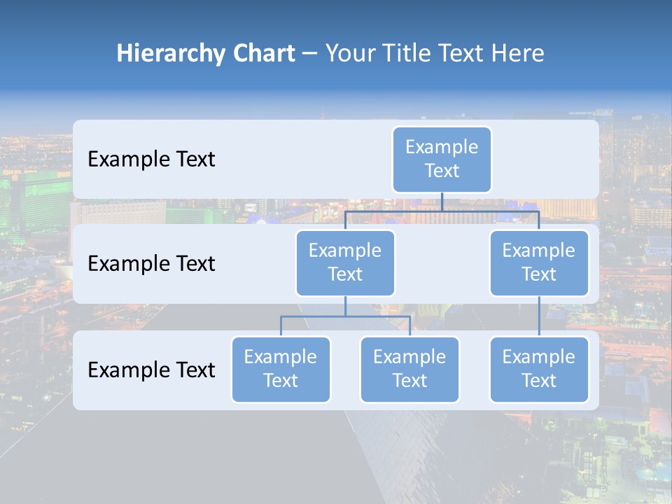 Strip Clouds Las Vegas PowerPoint Template